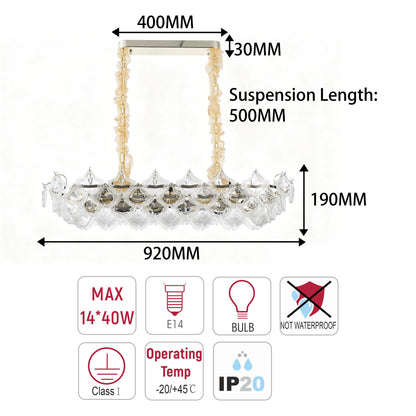 Luxury Gold Crystal Chandelier M2123