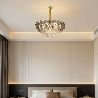 Luxury Gold Crystal Empire Chandelier M2158