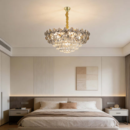 Luxury Gold Crystal Empire Chandelier M2158