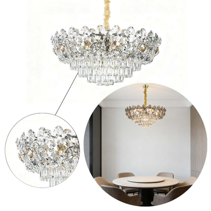 Luxury Gold Crystal Empire Chandelier M2158