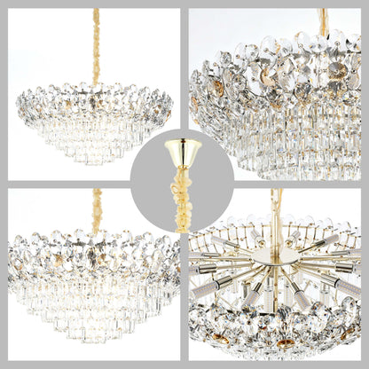 Luxury Gold Crystal Empire Chandelier M2158