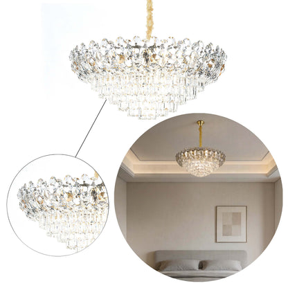 Luxury Gold Crystal Empire Chandelier M2158