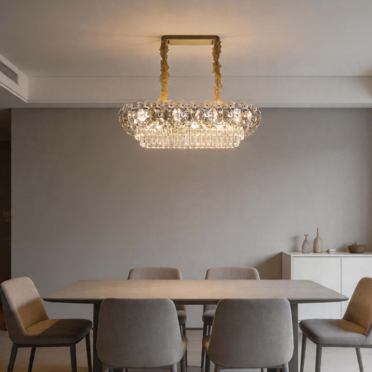 Luxury Gold Crystal Empire Chandelier M2158