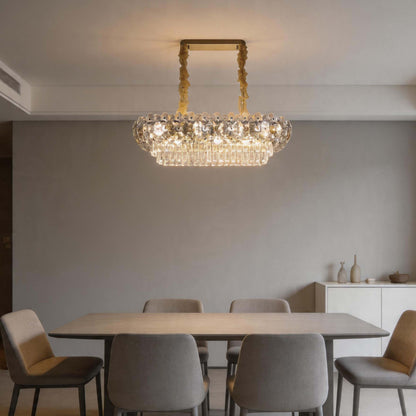 Luxury Gold Crystal Empire Chandelier M2158