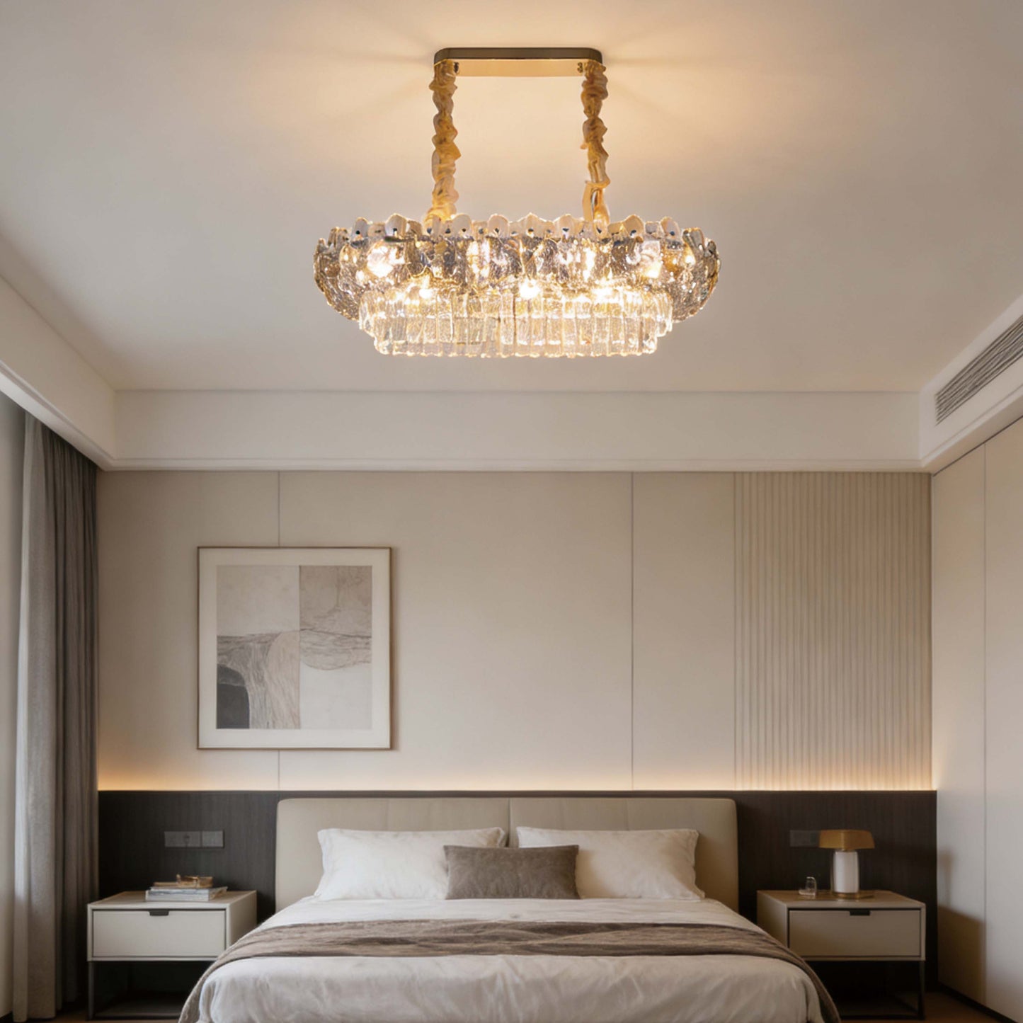 Luxury Gold Crystal Empire Chandelier M2158