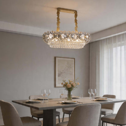 Luxury Gold Crystal Empire Chandelier M2158
