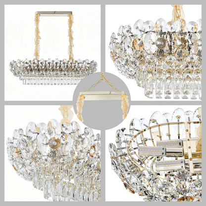 Luxury Gold Crystal Empire Chandelier M2158