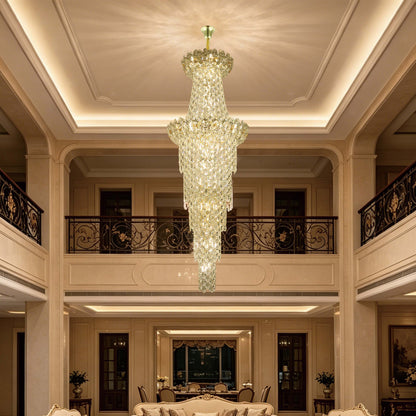 Luxury Gold Crystal Empire Chandelier M2158