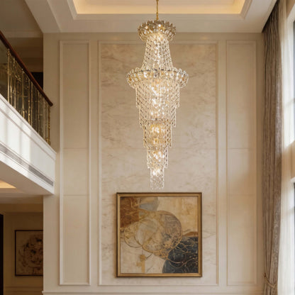Luxury Gold Crystal Empire Chandelier M2158