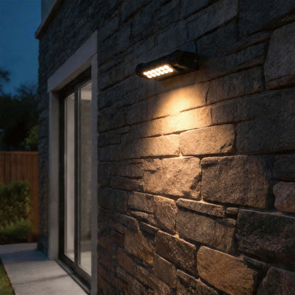 12W Black LED Wall Washer Light, IP65 Outdoor, 3CCT Selectable
