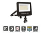 Integral Super Slim 2 Floodlight IP67 7000LM 70W Tuya 3000/4000/6500K PIR 120° Dimmable 100LM/W Black