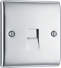 BG Nexus Metal Polished Chrome Telephone & Data Outlet