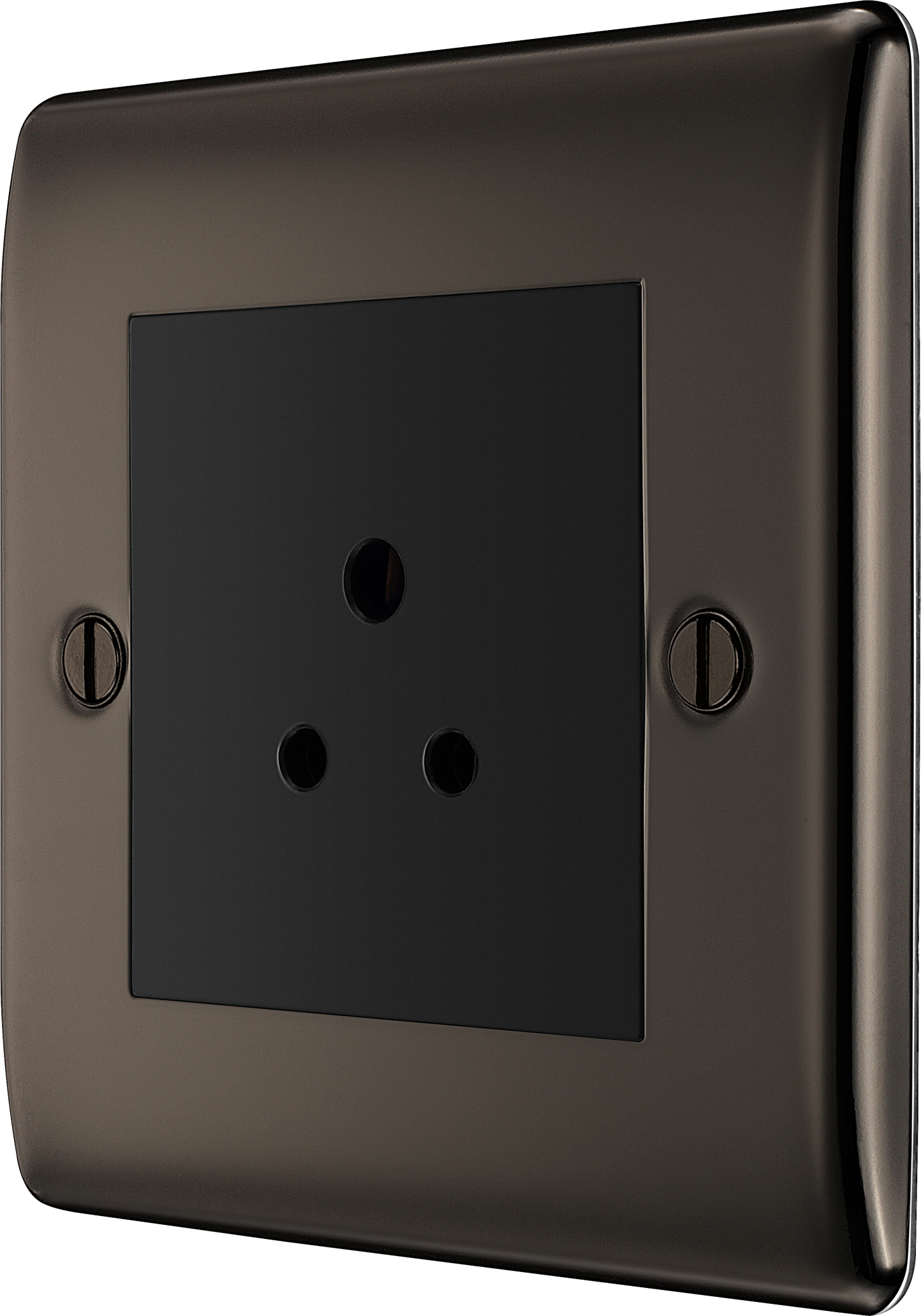 BG Nexus Metal Black Nickel Round Pin Socket