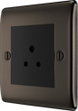 BG Nexus Metal Black Nickel Round Pin Socket