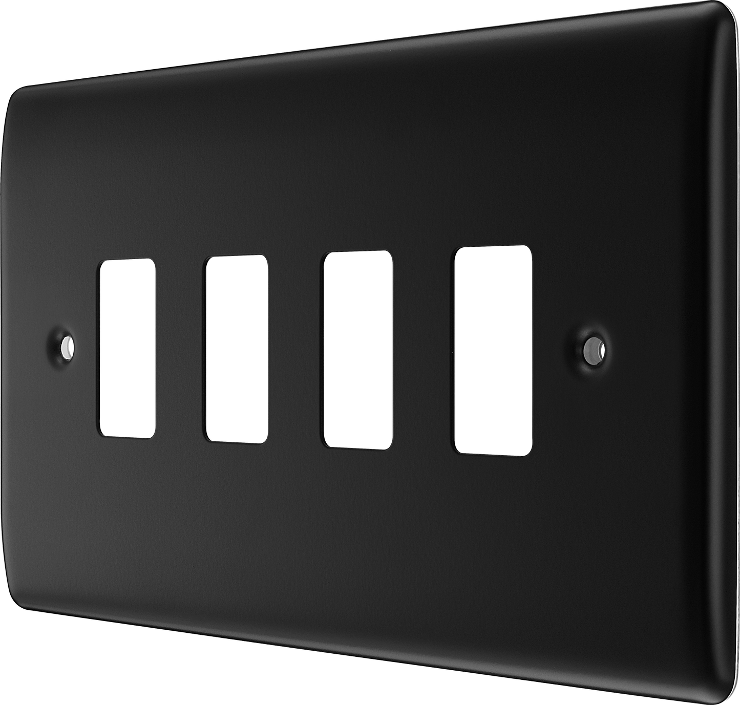 BG Nexus Metal Matt Black Grid Front Plate