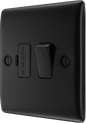 BG Nexus Metal Matt Black Fused Connection Unit