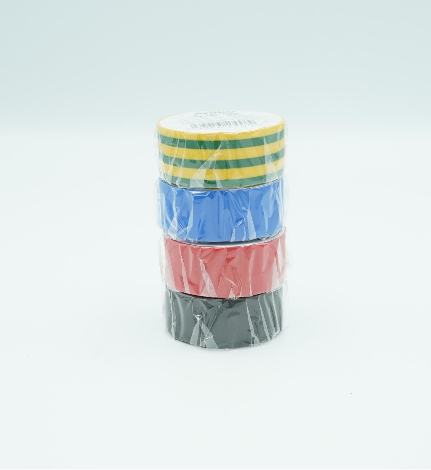 19mm x 4.5m Electrical Insulation Tape - Black/Red/Blue/Yellow&Green (Box of 96 Rolls)