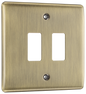 BG Nexus Metal Antique Brass Grid Front Plates