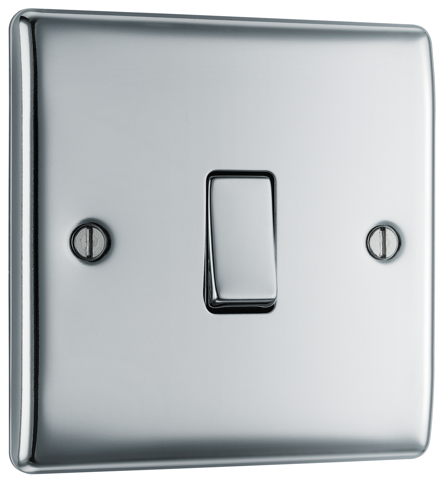 BG Nexus Metal Polished Chrome 16Ax Light Switch