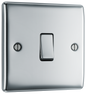 BG Nexus Metal Polished Chrome 16Ax Light Switch