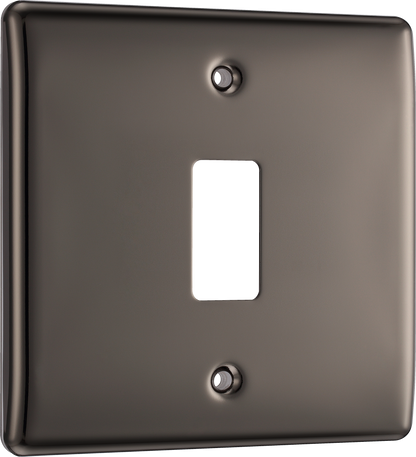 BG Nexus Metal Black Nickel Grid Front Plate
