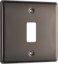 BG Nexus Metal Black Nickel Grid Front Plate