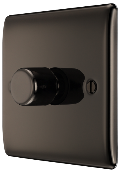 BG Nexus Metal Black Nickel Dimmer Switch