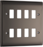 BG Nexus Metal Black Nickel Grid Front Plate