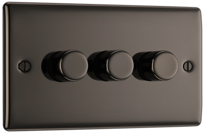 BG Nexus Metal Black Nickel Dimmer Switch