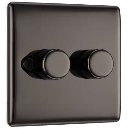 BG Nexus Metal Black Nickel Dimmer Switch