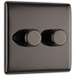 BG Nexus Metal Black Nickel Dimmer Switch