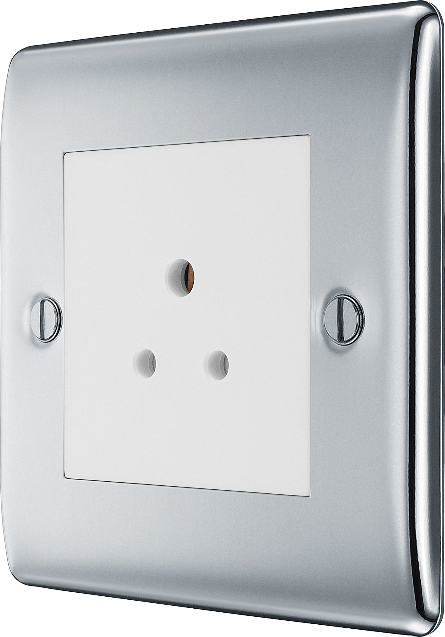 BG Nexus Metal Polished Chrome Round Pin Socket