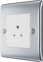 BG Nexus Metal Polished Chrome Round Pin Socket