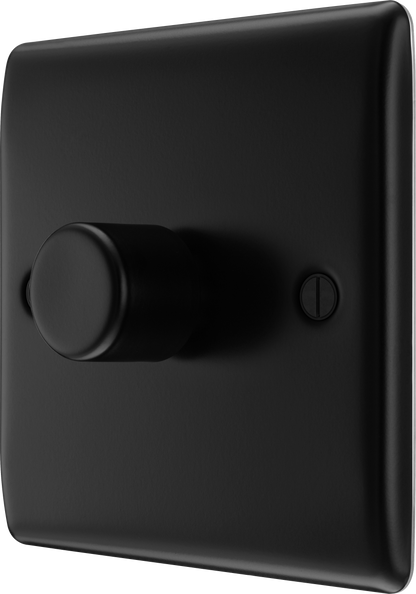 BG Nexus Metal Matt Black Dimmer Switch
