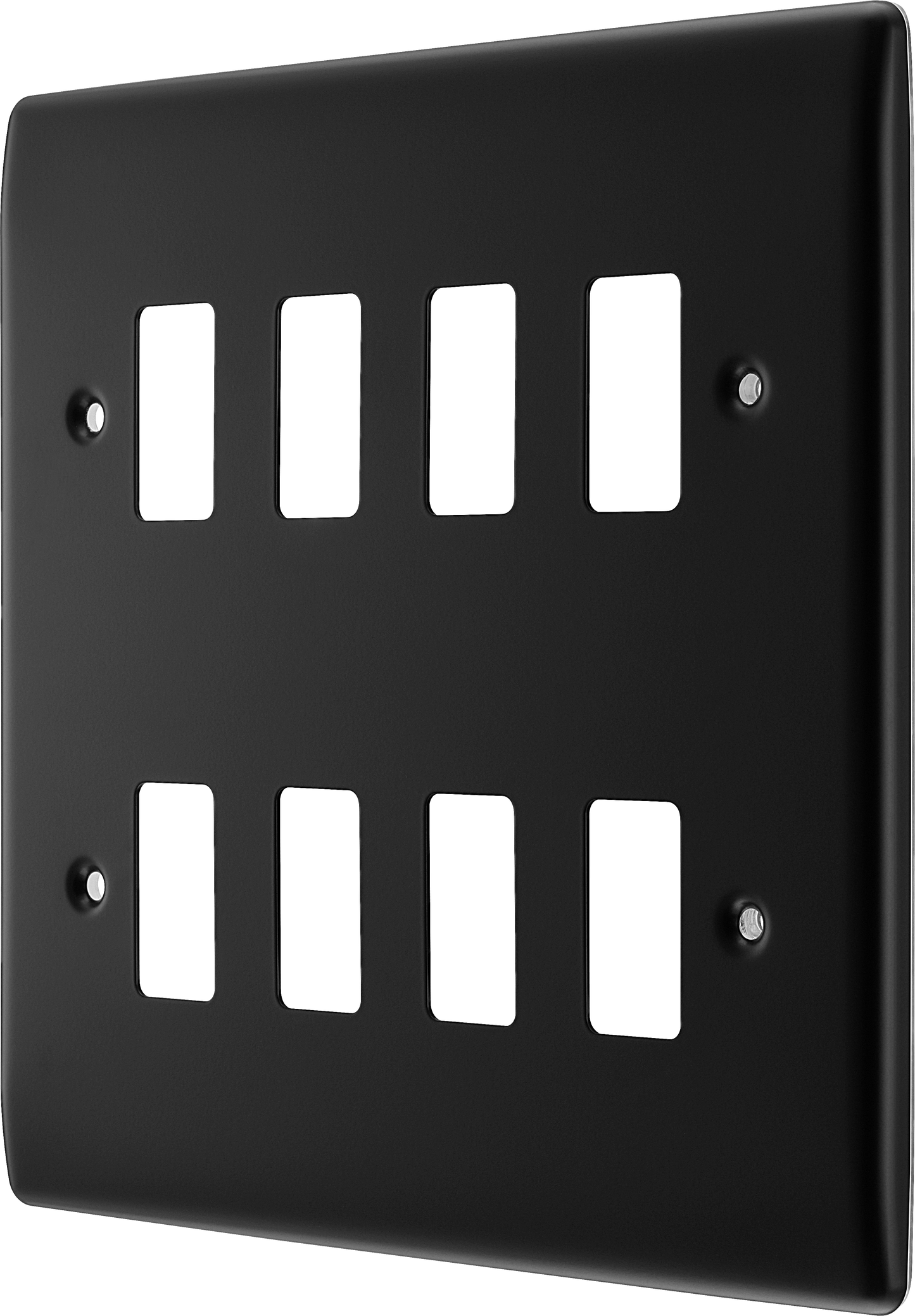 BG Nexus Metal Matt Black Grid Front Plate