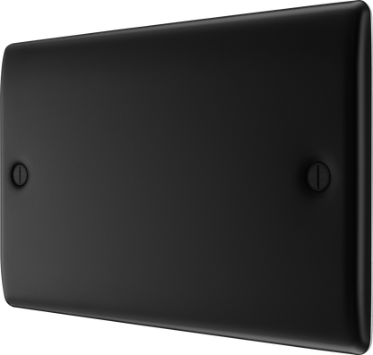 BG Nexus Metal Matt Black Blank Plate