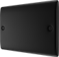 BG Nexus Metal Matt Black Blank Plate