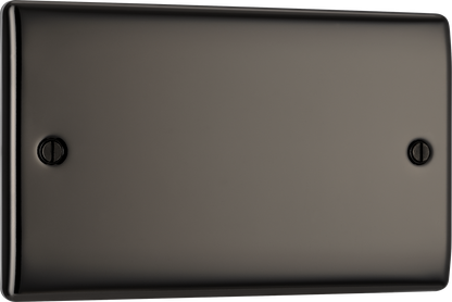 BG Nexus Metal Black Nickel Blank Plate