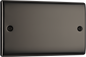 BG Nexus Metal Black Nickel Blank Plate