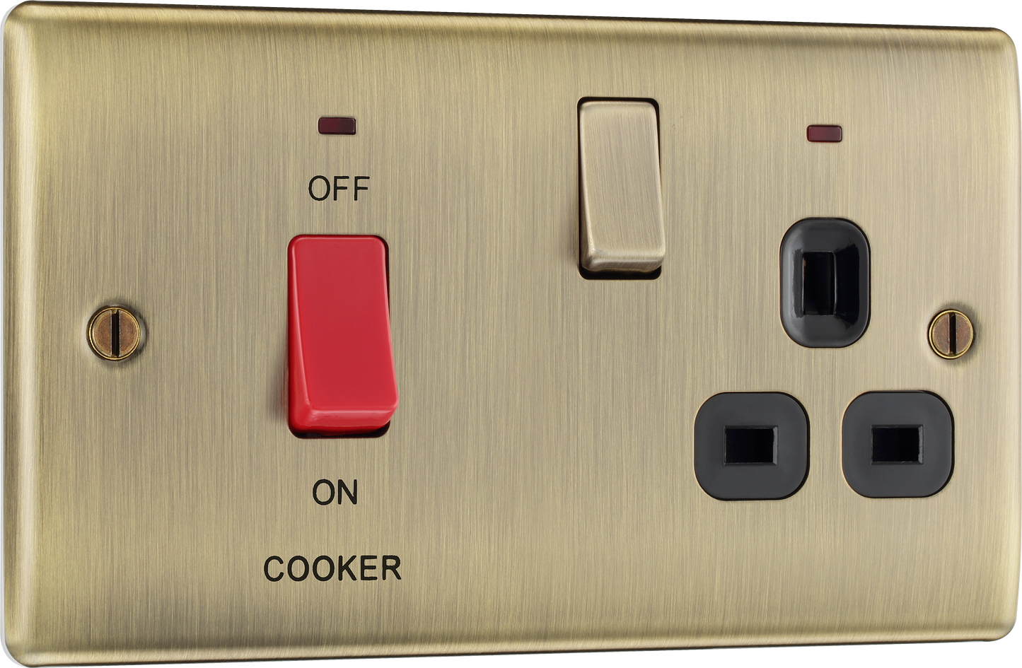 BG Nexus Metal Antique Brass 45A Cooker Control Units