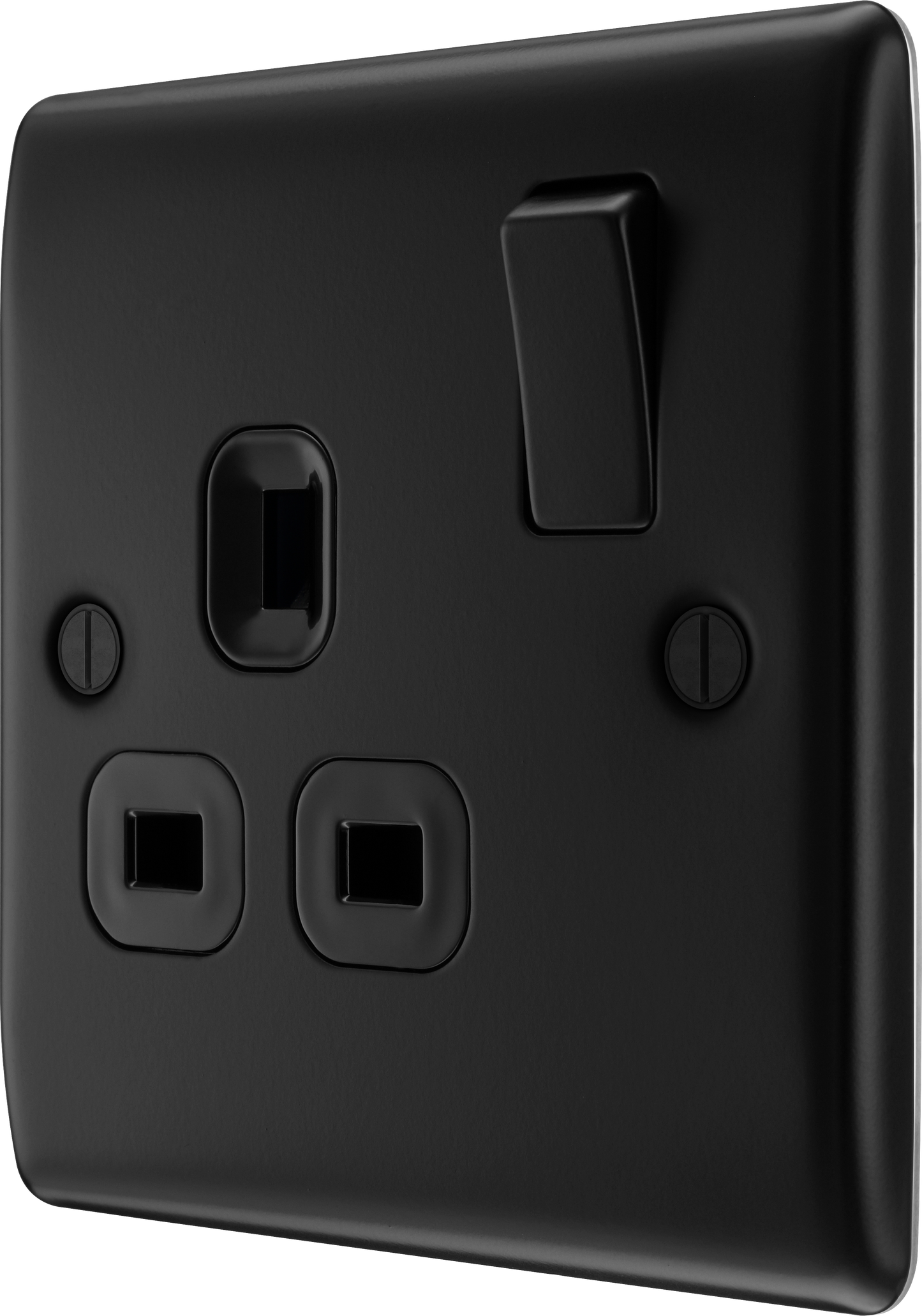 BG Nexus Metal Matt Black 13A Socket