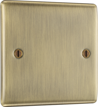 BG Nexus Metal Antique Brass Blank Plates