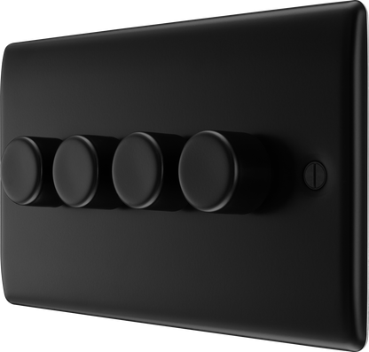 BG Nexus Metal Matt Black Dimmer Switch