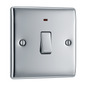 BG Nexus Metal Polished Chrome 20A Double Pole Switch