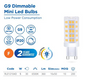 Rother G9 Ceramic Dimmable MINI LED BULB, 5W, 360LM, 220-240V, 6500K