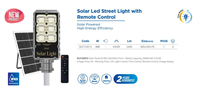 Rother Solar SMD Street Light, 200W, IP65,6500K, Battery: 3.2V/20000mAh