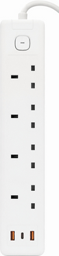 Rother 4 GANG Extension Socket with USB in PD 20W
