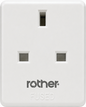 Rother 13A Fused PLUG Adapter with 3 Outlet Pc+cooper Material