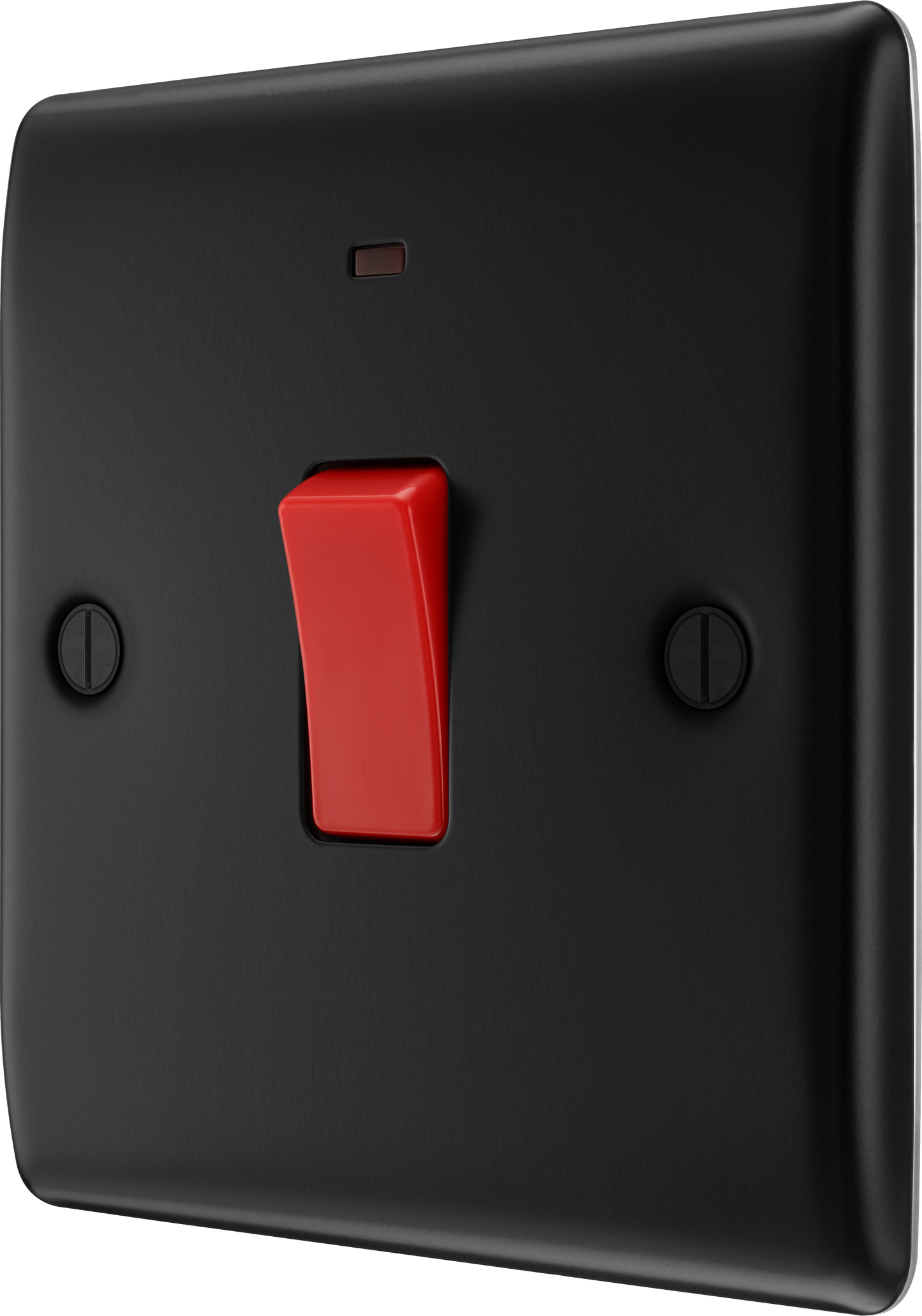 BG Nexus Metal Matt Black 45A Double Pole Switch