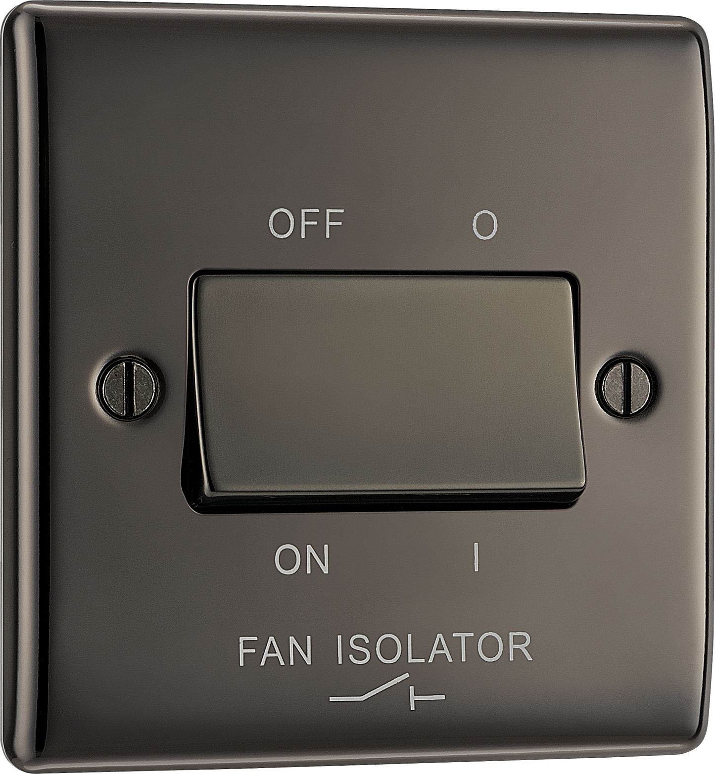 BG Nexus Metal Black Nickel Fan Isolator